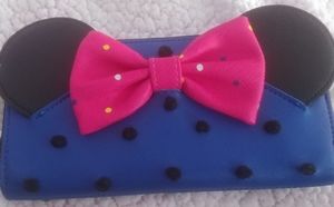 Loungefly blue Minnie Mouse wallet